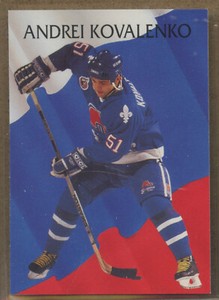 1992-93 Parkhurst #223 IRS Andrei Kovalenko Quebec Nordiques