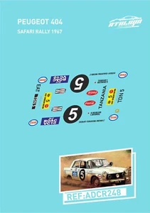 CALCAS PEUGEOT 404 SAFARI RALLY 1967 - Imagen 1 de 1