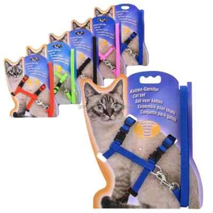 Adjustable Harness and Leash Set for Cats - Picture 1 of 6