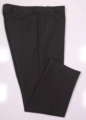 Pantalón Armani Collezioni Para Hombre Gris Tejido Microfibra Frente Plano 36x28 Foto 1 de 4