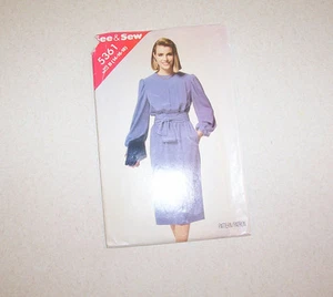 Vestido para mujer Butterick See & Sew patrón de costura #5361 sin cortar - Imagen 1 de 2
