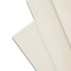 Majestic Giftware PVC Faux Leather Fabric 8 Yard Ivory Crackled Synthetic Vinyl - Picture 1 of 7