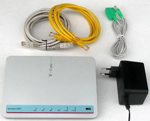 Telekom Speedport 500V ▪ DSL-VoIP-Router / -Modem, ADSL2+ mit Zubehör - Bild 1 von 1