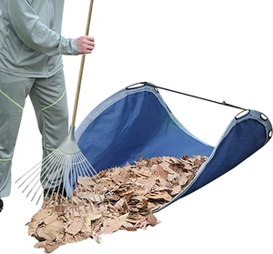 Leaf Collector- Garden Tool, Collapsible Reusable Yard Waste Collector,Leaf Pick - Picture 1 of 12