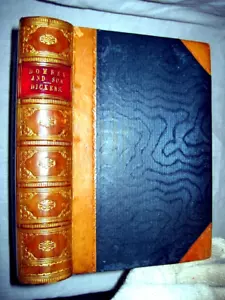 1848 DOMBEY & SON, by CHARLES DICKENS, 1ST EDITION, LEATHER - Picture 1 of 24
