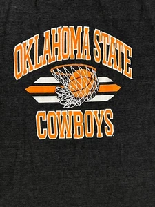 Oklahoma State Cowboys XL Vintage Charlie Hustle Shirt VGUC Gray - Picture 1 of 6