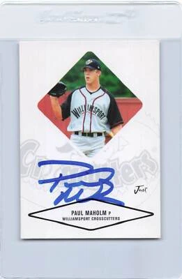 2004 Just #48 Paul Maholm Crosscutters Signed Auto *H7290 - Image 1 of 2