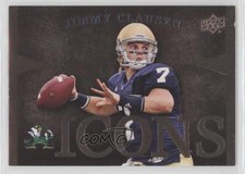 2013 Upper Deck University of Notre Dame Icons Jimmy Clausen #I-JC