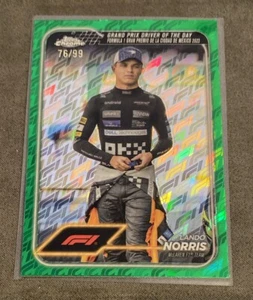 Topps Chrome Formula 1 2024 F1 Lando Norris #177 Logofractor Green /99 - Bild 1 von 2