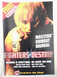 72359 Nintendo Magazine - Fighters Destiny Masters Combat Manual Magazine 1998 - Imagen 1 de 1