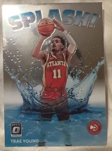 2022-23 Donruss Optic Splash! Trae Young Atlanta Hawks Basketball Card Insert - Picture 1 of 13