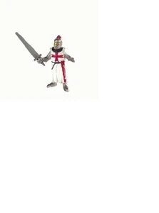 CAVALIERE CROCIATO ROSSO - MINIATURA MODELLINO MEDIOEVO Bullyland - 4415043 - Foto 1 di 1