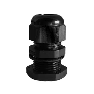 20mm Nylon Cable Gland Long Threaded with Washer - 25 Pack - Picture 1 of 1