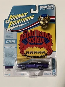 2021 Johnny Lightning Muscle Cars USA 1971 Plymouth GTX New Release 2 - Picture 1 of 2