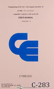 Cybelec DNC 7000 and DNC 30, Programming & User Software Info Manual Year (1985) - Picture 1 of 6