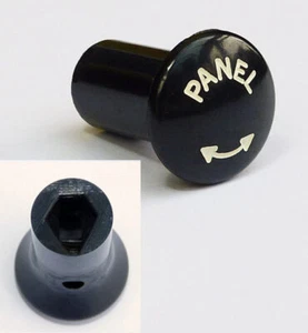 Lucas Control "Panel + Arrow" Cable & Switch Knob, Triumph TR2, TR3 part 125677 - Picture 1 of 1