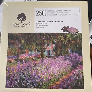 WENTWORTH PUZZLE IN LEGNO - IL GIARDINO DELL’ARTISTA A GIVERNY 250 PEZZI Nuovo/Sigillato - Foto 1 di 3