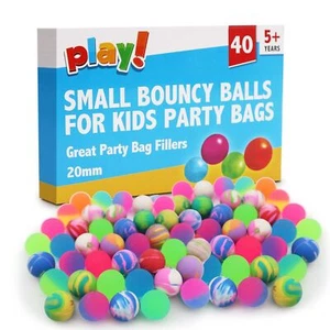40-160 kleine hüpfende Kugeln Jet hüpfendes Kinderspielzeug Beute Party Tasche Füllstoffe Geburtstag - Bild 1 von 8
