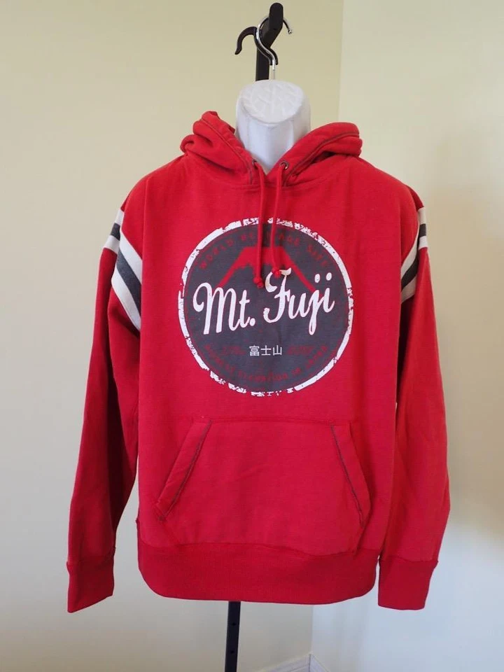 Nuevo - Mt. Sudadera con capucha roja mediana Fuji para hombre adulto (M) Foto 1 de 1