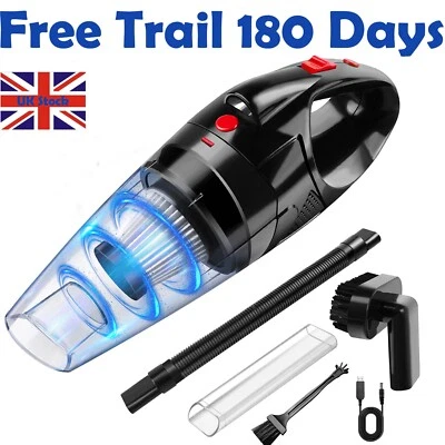 Powerful 3 in1 Wireless Car Vacuum Cleaner Stair Sofa Caravan Auto Home Floors - Image 1 of 4