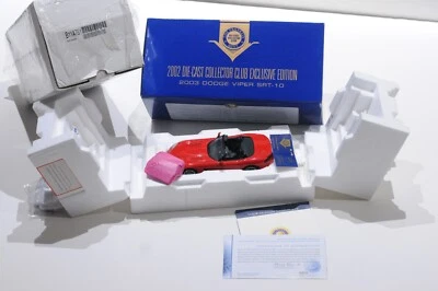 Dodge Viper SRT-10 2003 FRANKLIN Collector Club edición exclusiva escala 1:2 Foto 1 de 4