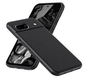 Coque pour Google Pixel 8a - housse etui silicone gel fine + verre trempe - NOIR - Photo 1 sur 4