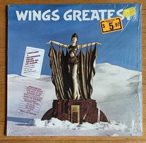 Paul McCartney Wings Greatest Hits 1st press vinyl LP rare 2 x hype stickers NMM - Picture 1 of 6