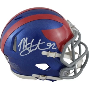 Michael Strahan Autographed New York Giants 24 Alt Mini Helmet Beckett 49850 - Picture 1 of 5