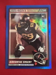 2025 Score Aireontae Ersery #77 Rookie Blue #’d/35 - Picture 1 of 8