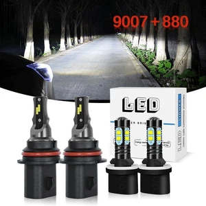 For Dodge RAM 1500 2500 3500 1994-2001 LED Headlight High/Low+Fog Lights bulbs - Picture 1 of 17