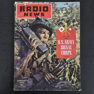 Radio News Magazine – February 1944 | WWII U.S. Army Signal Corps Special Issue - Picture 1 of 14
