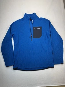 Patagonia Men's R1 Air Zip Neck Pullover Endless Blue Medium NWT *read* - Picture 1 of 3