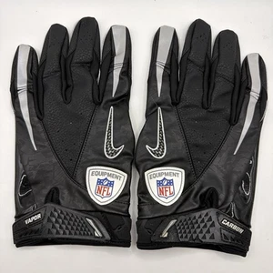 Nike Vapor Carbon Wide Receiver Gloves Size 4XL NFL EQUIPMENT Black - Picture 1 of 9