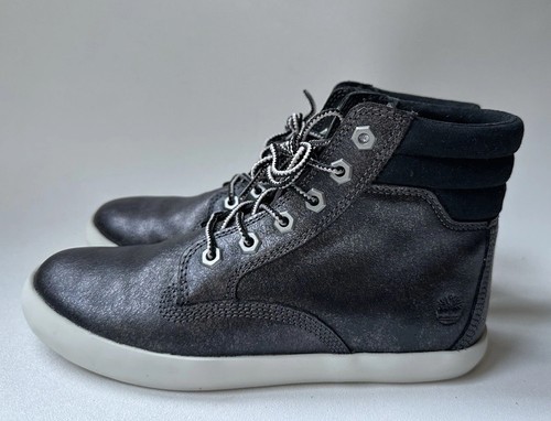 Timberland Dause Stivali Ortholite Donna Antracite Pelle Nero A1QIV Taglia 7