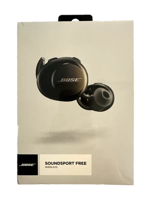 Bose SoundSport Free Wireless Headphones In Ear Black Earbuds New Factory Sealed - Image 1 of 4