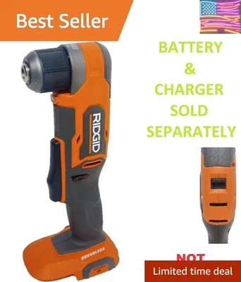 Taladro compacto de ángulo recto inalámbrico sin escobillas de 18 V - Rendimiento de peso pesado Foto 1 de 4