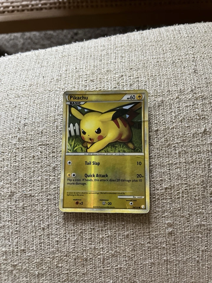 Pikachu 78/123 Heartgold & Soulsilver Reverse Holo - Image 1 of 1