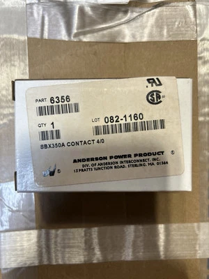 Anderson Power SB350A 4/0 Contact - Image 1 of 2