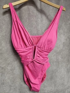 Traje de baño Bleu by Rod Beattie copa moldeada de una pieza - talla 10 - rosa brillante - Imagen 1 de 3