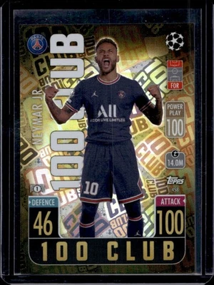 2021 Topps Match Attax Champions & Europa League Neymar Jr #458 PSG - Image 1 of 2