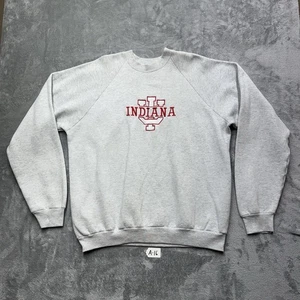 Etiqueta Fruta del Telar Vintage Indiana University Cuello Redondo Talla XXL Hecha en EE. UU. - Imagen 1 de 7