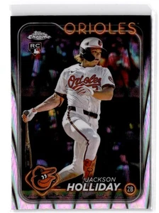 2024 Topps Chrome Update Jackson Holliday RC #USC200 RayWave Refractors Orioles - Picture 1 of 2