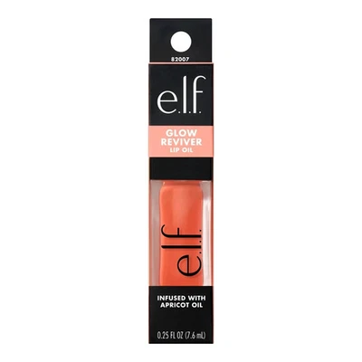 E.L.F. 2-PACK 82007 Cosmetics Glow Reviver Lip Oil - Coral Fixation 0.25 OZ - Image 1 of 2