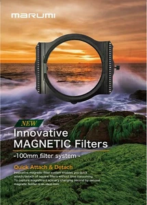 MARUMI MAGNETIC SQUARE CAMERA FILTER 100x150, ND/ GND/ CPL/ HOLDER, JAPAN MADE - Picture 1 of 56