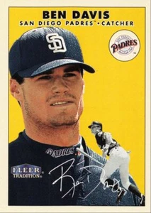 2000 Fleer Tradition Ben Davis San Diego Padres #82 - Picture 1 of 2