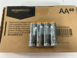 Amazon Basics 48 Pack AA High-Performance Alkaline Batteries New Old Stock - Picture 1 of 2
