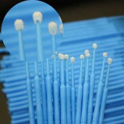 100 Jetable Nettoyage Cil Brosse Mascara Mini Écouvillon Maquillage Outils Shp - Photo 1/4
