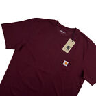 Carhartt WIP Pocket T Shirt Burgundy