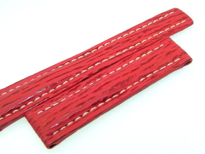 Breitling Band 19mm red roja Shark Strap correa tiburon IB19-16 - Image 1 of 4
