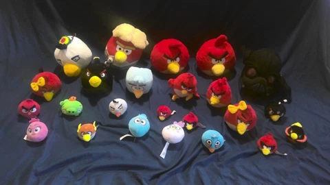 HUGE Lot of Angry Birds Plush Toys Various Companies Some Rare VGC Cover